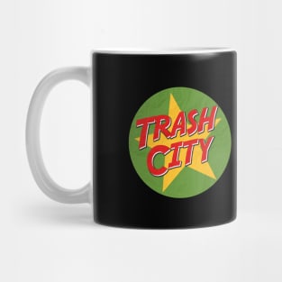 Trash City Sticker Mug